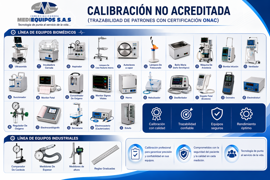 calibracion no acreditada
